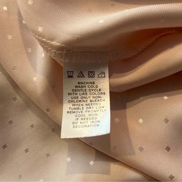 Linea Donatella Pink Lace Satin Robe Sz S/M Belted Tie Romance Angelcore  Bridal - Picture 8 of 10